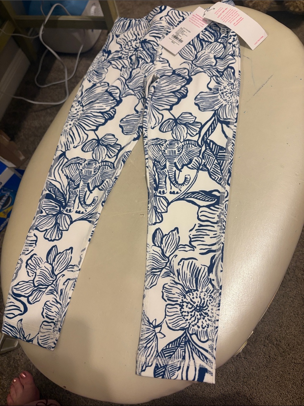 NWT Lilly Pulitzer Luxletic girls pants S - 4T to 5T